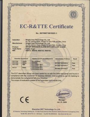 CE Certificate Anti-Drowning Alarm